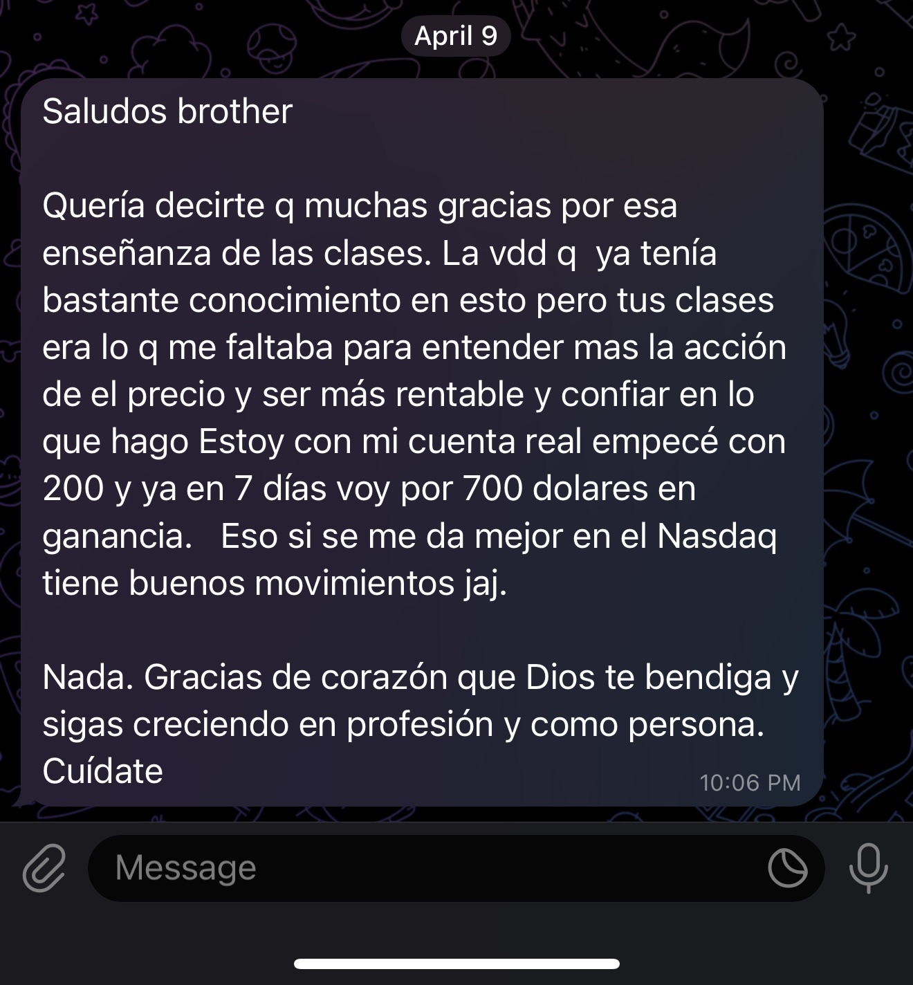 De $200 a $700 en 7 días